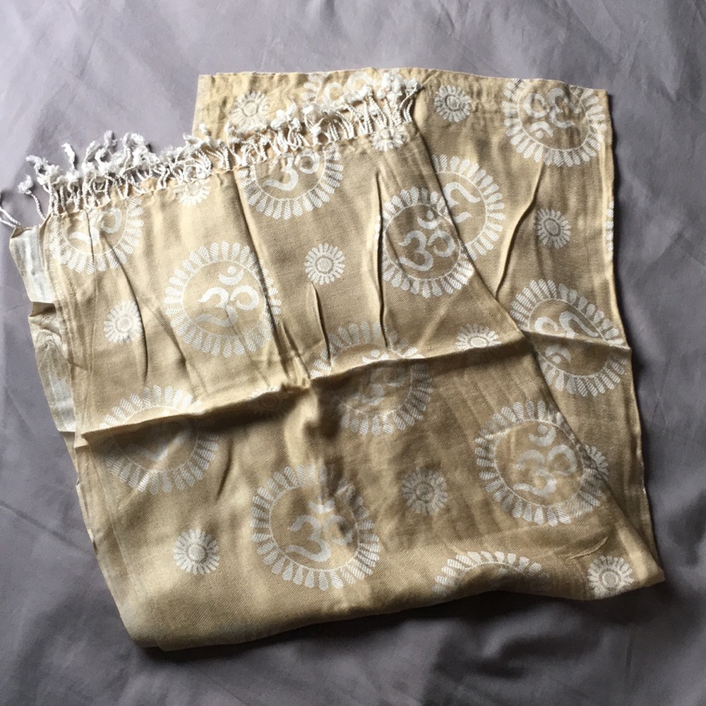 Silk Om Scarf